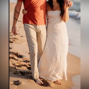 Abercrombie and Fitch Linen Maxi Dress